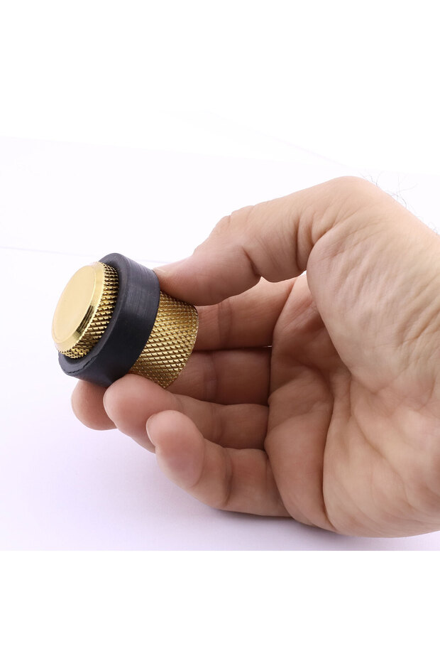 Kapı Stoperi Tamponu Gold Altın Vidalı Metal Tutacağı Tutucu Altı Kolu Pencere Stopu Takozu Sürgülü - 6