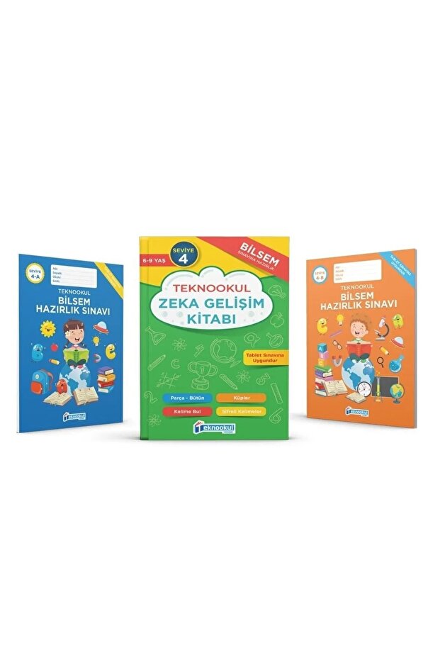 Tüm Sınıflar İçin Bilsem Sınavı Hazırlık Seviye 1-2-3-4-5 ve Bilsem Hazırlık Mülakat Seti - 5
