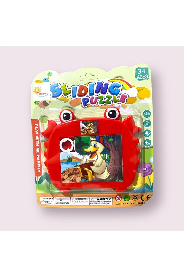 Figürlü Kaydırmalı Puzzle Oyuncak - 3