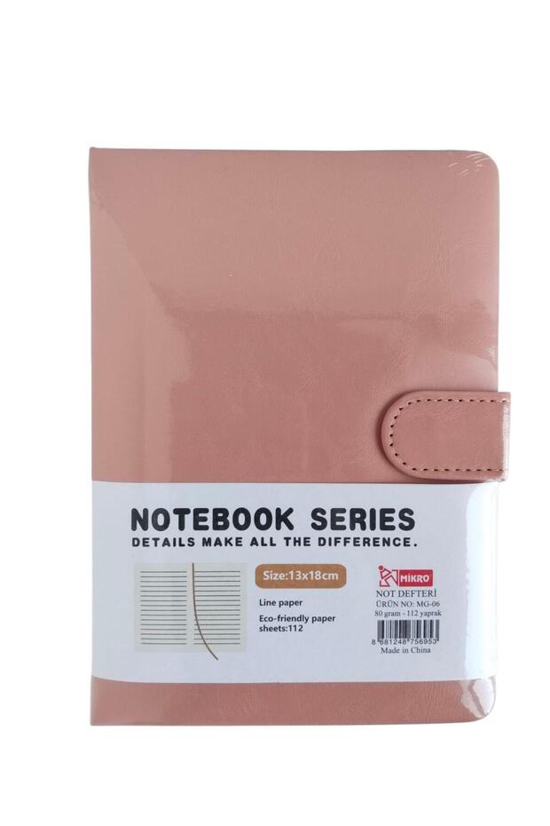 Mg-06 مفكرة مغناطيسية بألوان ثابتة - 6