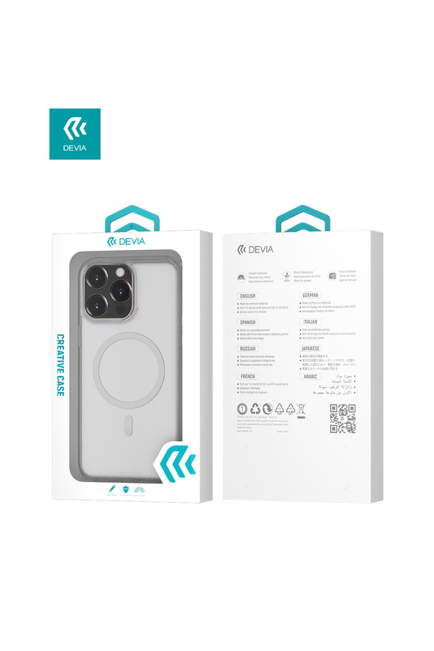Pure Clear Magnetic Shockproof Case for iPhone 14 Plus (6.7") – Clear - 7