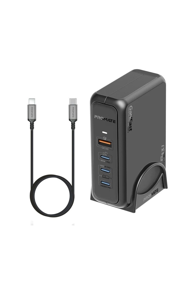 140W Super-Speed GaNFast Charging Station with Power Delivery 3.1 Quick Charge 3.0