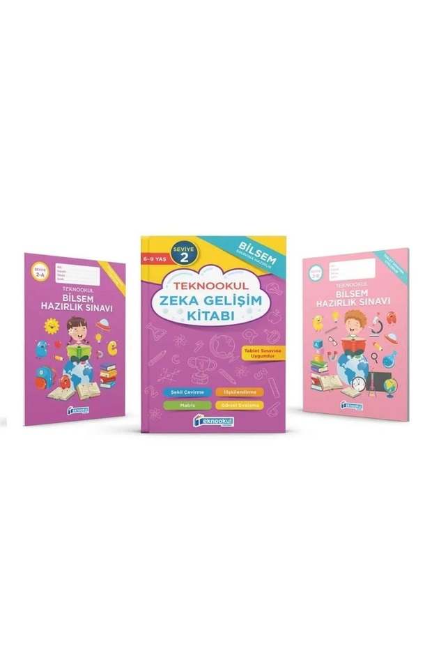 Tüm Sınıflar İçin Bilsem Sınavı Hazırlık Seviye 1-2-3-4-5 ve Bilsem Hazırlık Mülakat Seti - 3