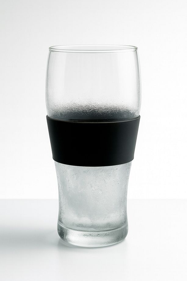 Soğuk Tutucu Jel Bardak - Çift Cidarlı, Dondurulabilir Bira, Meşrubat, Kokteyl Bardağı - 1