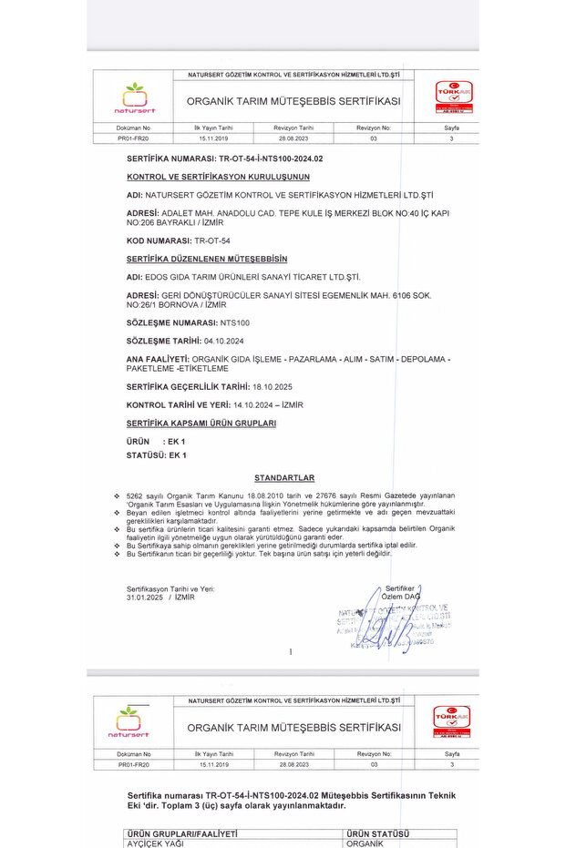 Organik Buğday 500 G - 4