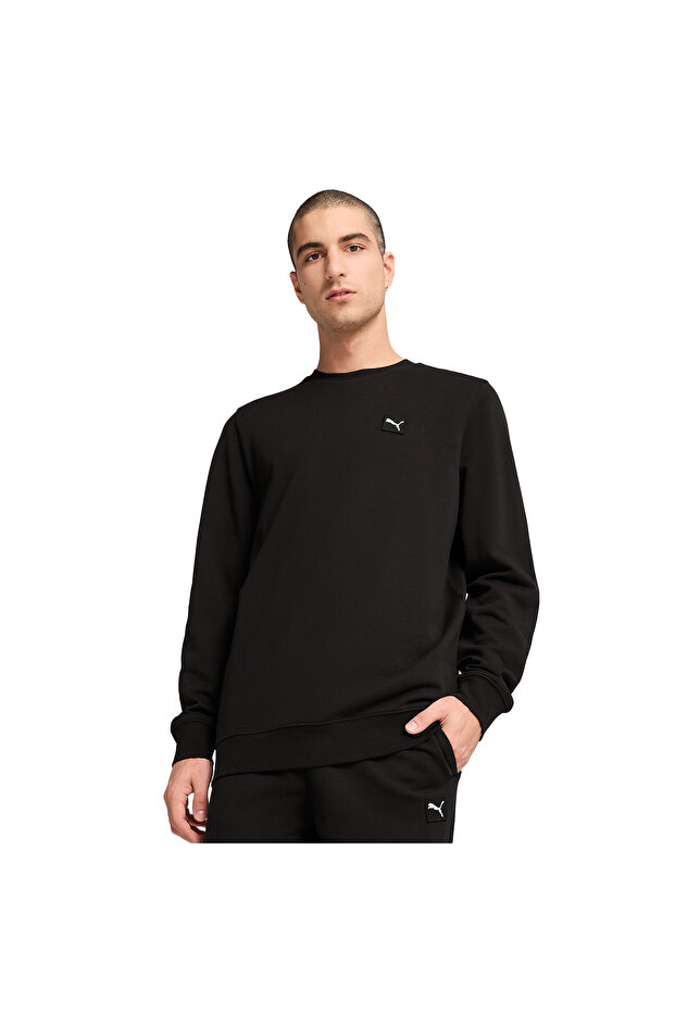 Ess Elevated Crew Men's Black Sweatshirt