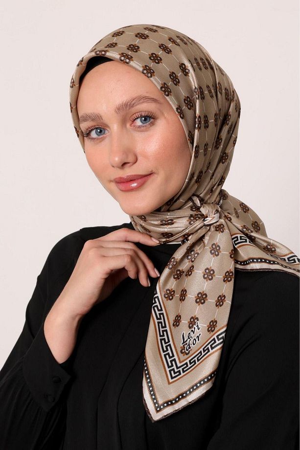 Kristal Eşarp - 1425 - Camel - 1