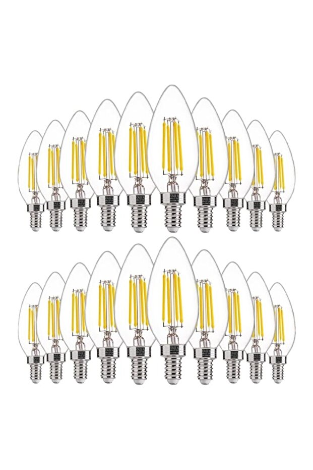 LED Candelabra Bulbs, E14 Base, 2700K Soft White, 450LM, 40W Equivalent, 82 CRI, 20-Pack