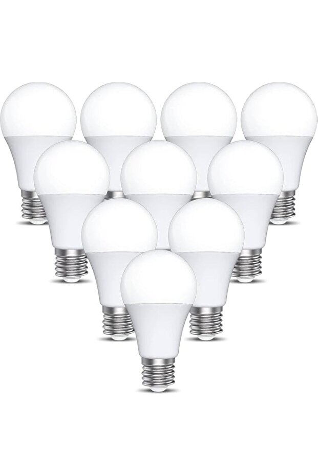 10 lamp per box 12W LED Light Bulb, 6500K Daylight ( White ) , Non-dimmable, E27 Base, one year .