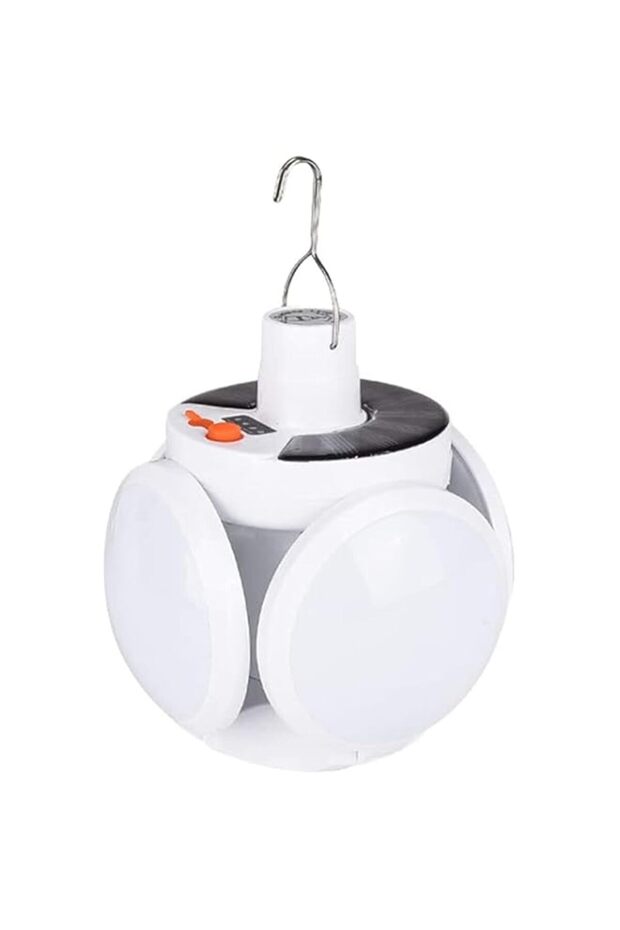 ECVV Dusk To Dawn LED Light Bulb | Led Ceiling Lights with 4 Adjustable Panels for Outdoor | Camping