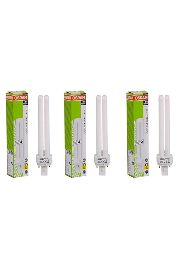 Osram Compact Home Decorative Durable Fluorescent Lamp, 26-w, 2 Pin, Pack Of 3 - Warm White