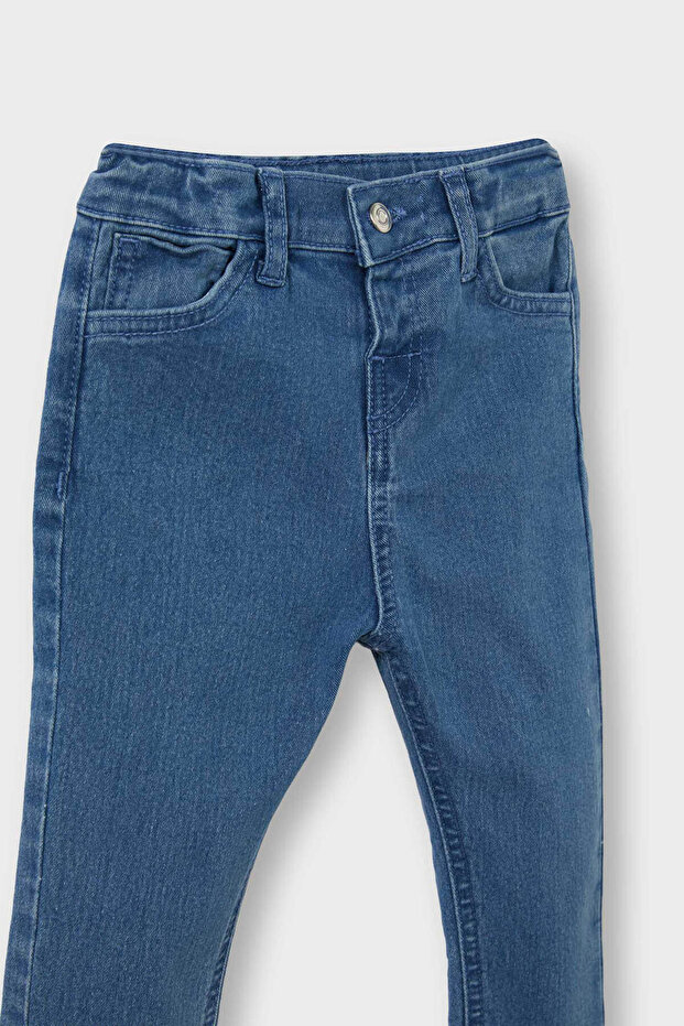 Açık Mavi Erkek Bebek Jean Pantolon D2518A5/BE394 - 2
