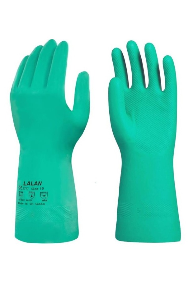 Nbrfl001 Green Chemical Gloves Antistatic