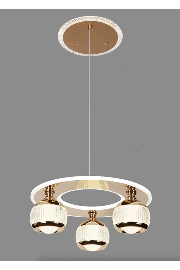 Sima Avize Sr 955 Gold 3'lü Avize - 4