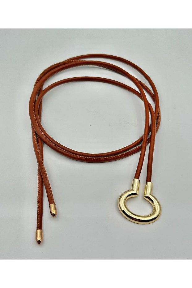Gold Buckle Chain Belt Women's Belt Dress Belt Rope Belt Coat Belt