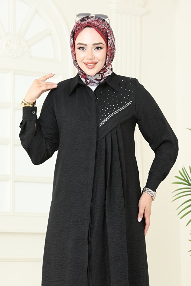 Taş Detaylı Sofia Takım 3128HBS856-MS Siyah - 3