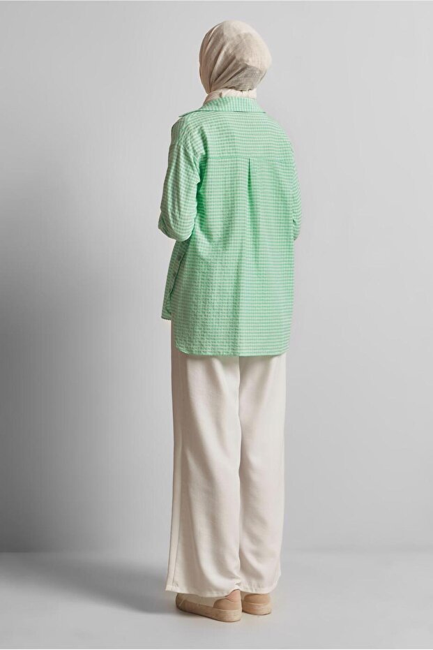 EKOSE DESENLİ PAMUKLU TUNİK 45779 - 4