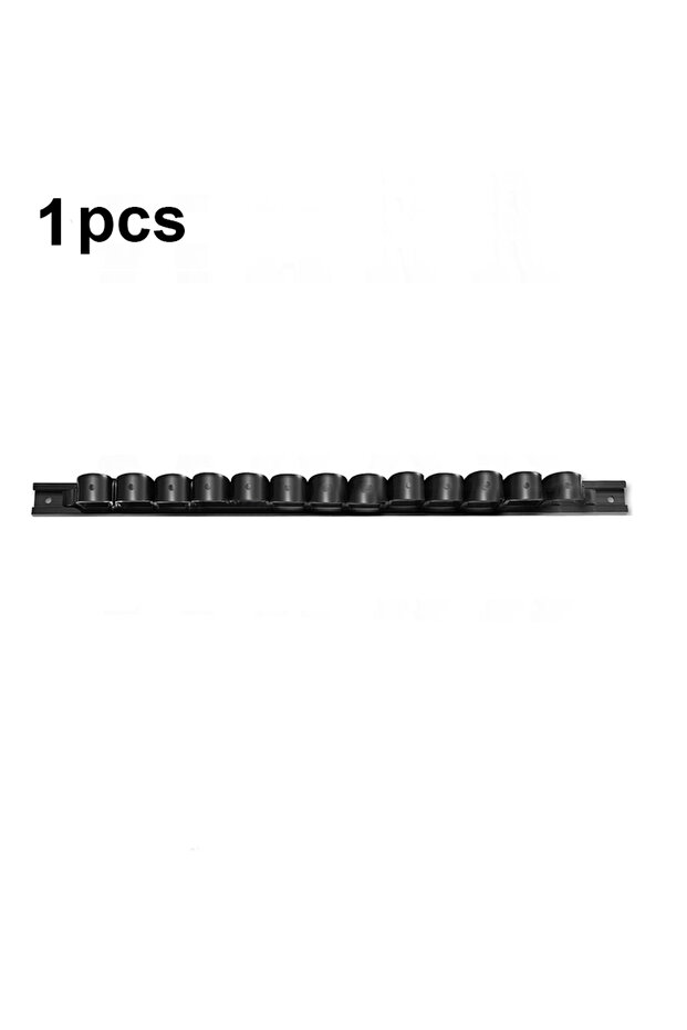 LSDJ-1PCS-أسود منظم مفكات براغي ومنظم مفاتيح ربط 1/2 قطعة حامل أدوات يدوية بلاستيك سكة ربط