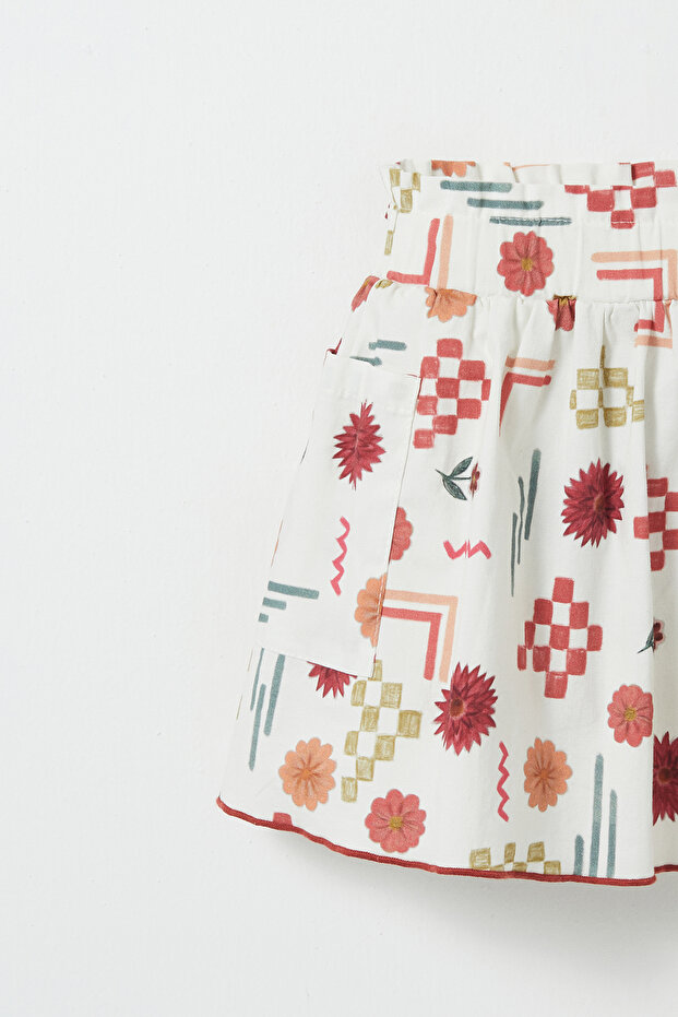 Fiona Desenli Mini Etek - 6