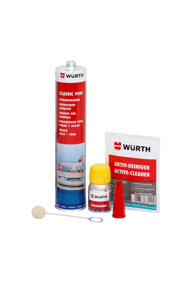 WURTH CLASSIC PLUS WINDSHIELD GLUE KIT - 1