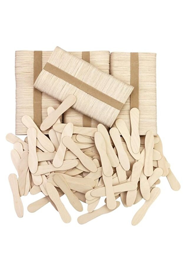 Wooden Mini Disposable Tasting Spoons, Small Dessert Spoons for Crafts, Tasting, Sampling (3 Inch) (500)