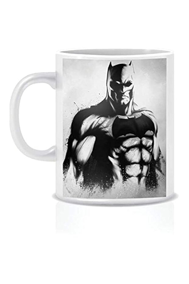 Batman White Ceramic Mug