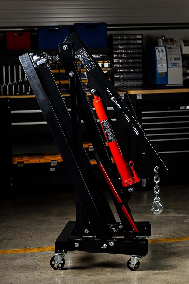 GIRAFFE HYDRAULIC CRANE WITH 2T ENGINE REMOVED FOLDABLE - 11