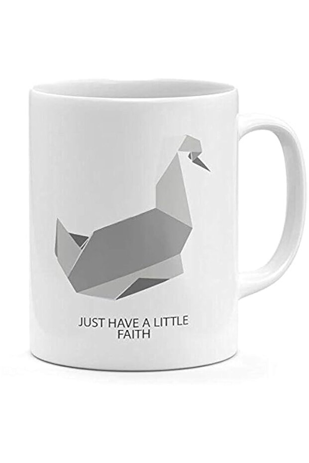 Ceramic Just A Little Faith Prison Break Mug White
