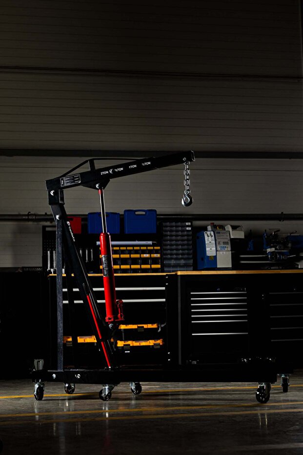 GIRAFFE HYDRAULIC CRANE WITH 2T ENGINE REMOVED FOLDABLE - 13