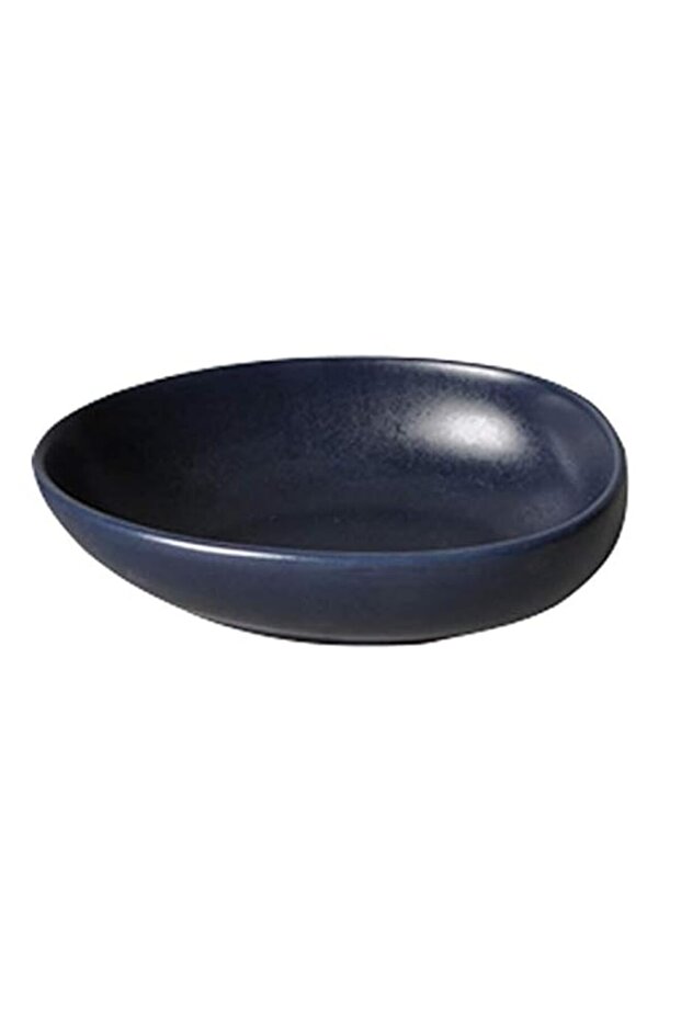 Shallow 21Cm Soup Plate -Matt Dark Blue (CHP-668-BLU)