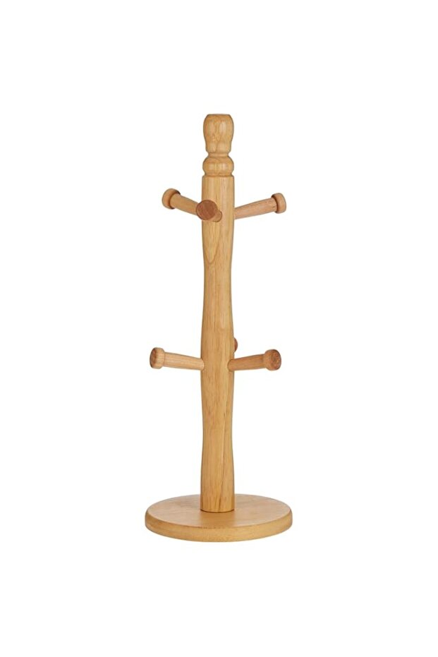 Harmony 2724623299112 Wood Mug Tree 12 X 34 Cm, Brown