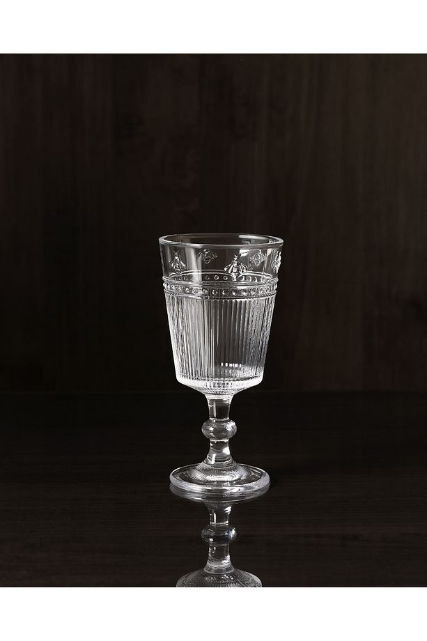 Abeille 4'lü Şarap Kadehi Seti - 300 ml - Şeffaf - 1