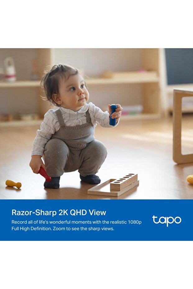 Camera Surveillance Tapo C222, 4 MP, 15fps, Microphone and Speaker, AI Detection, Wi-Fi (Whi - 3