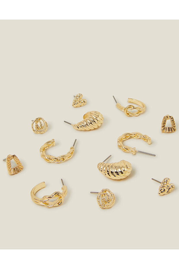 Halka İnicili Küpe Set X 6 - 2