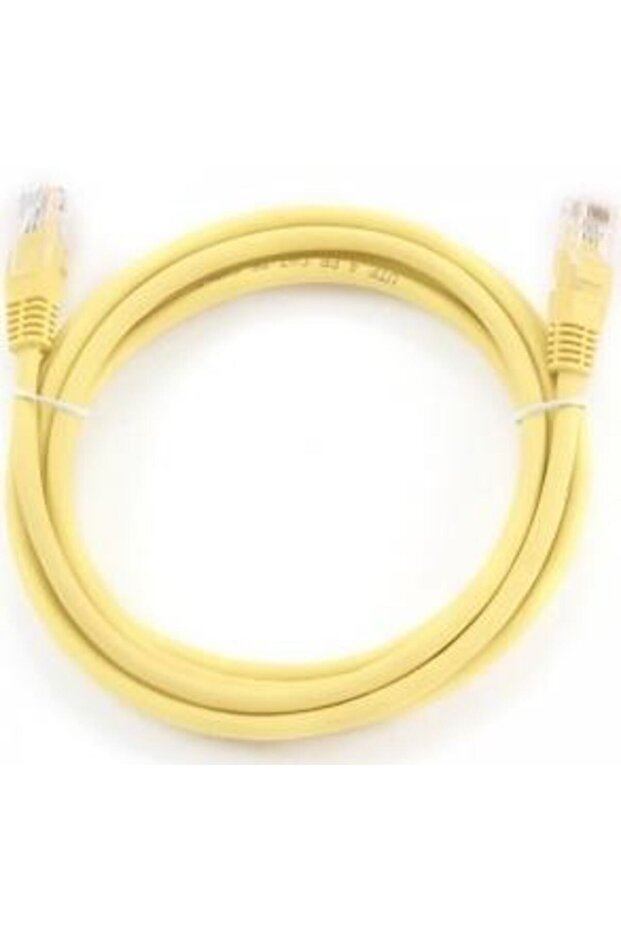 CABLU UTP Patch cord cat.5E, 3m Yellow - 1