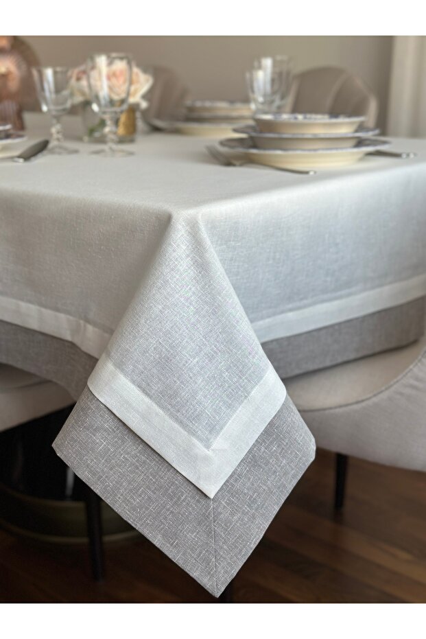 مفرش طاولة كوئي ذو طبقتين - 1