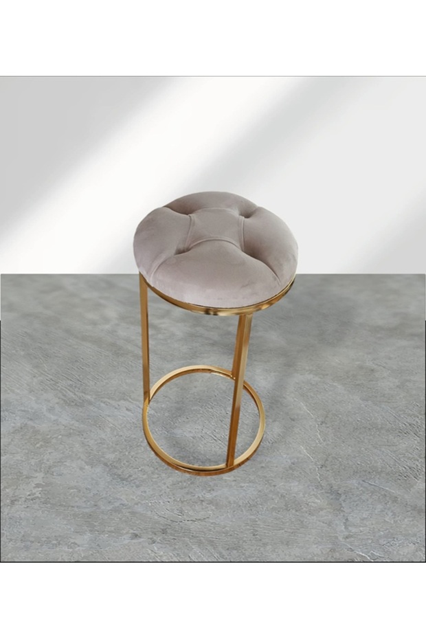 DAİRE PUF GOLD AYAKLI - 2