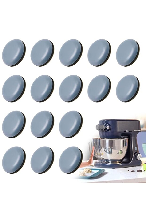 ELEMGULY Kitchen Appliance Sliders, 16 Pack DIY Adhesive Magic Telfon Self Stick Sliders Sliding Tr