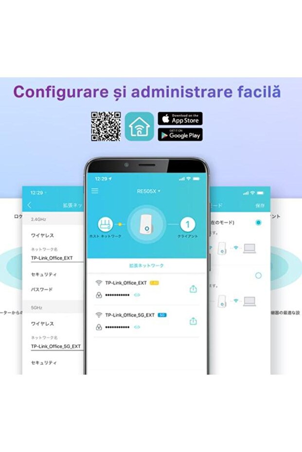 Extender de rază wireless RE505X - 8