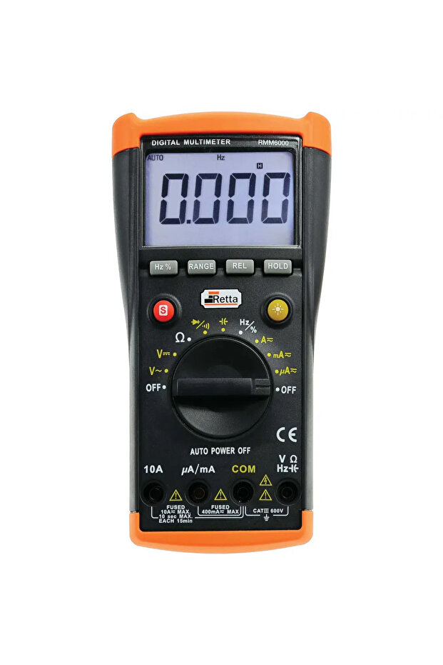 جهاز قياس رقمي متعدد AC/DC مع إضاءة خلفية - RMM6000
