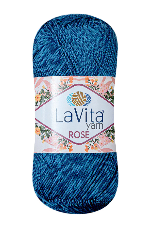 Rose Hand Knitting Yarn 100% Acrylic 100Gr (5213 Indigo)