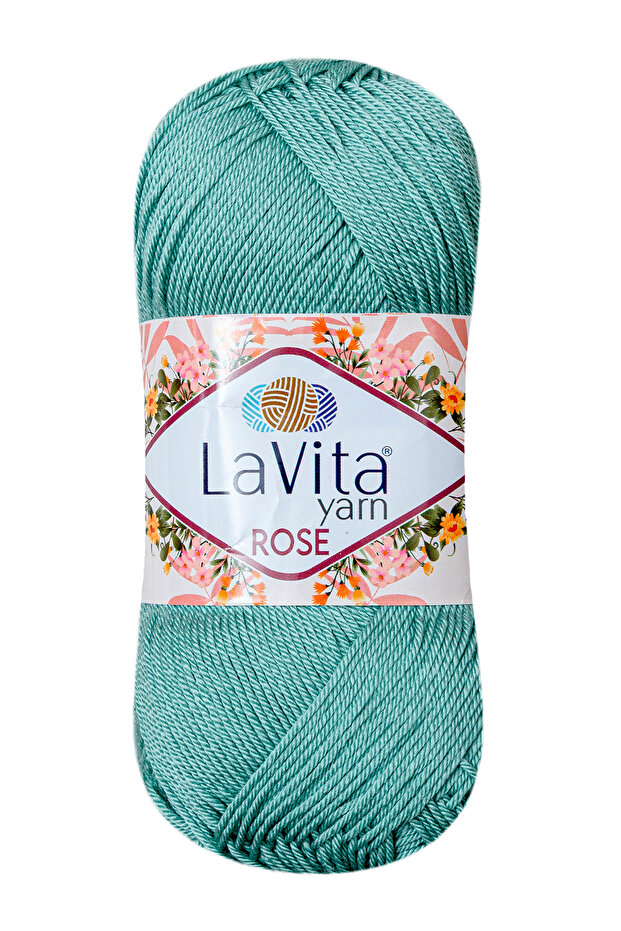 Rose Hand Knitting Yarn 100% Acrylic 100Gr (5215 Ages Green)