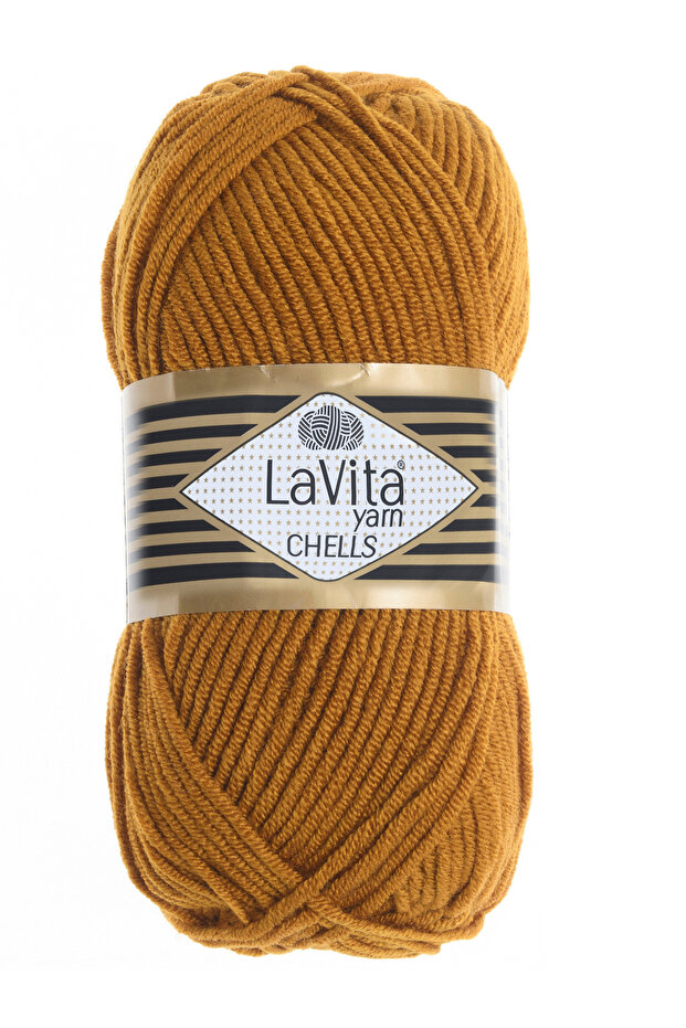 Chells Hand Knitting Yarn 100% Acrylic 100Gr (9537 Mustard)