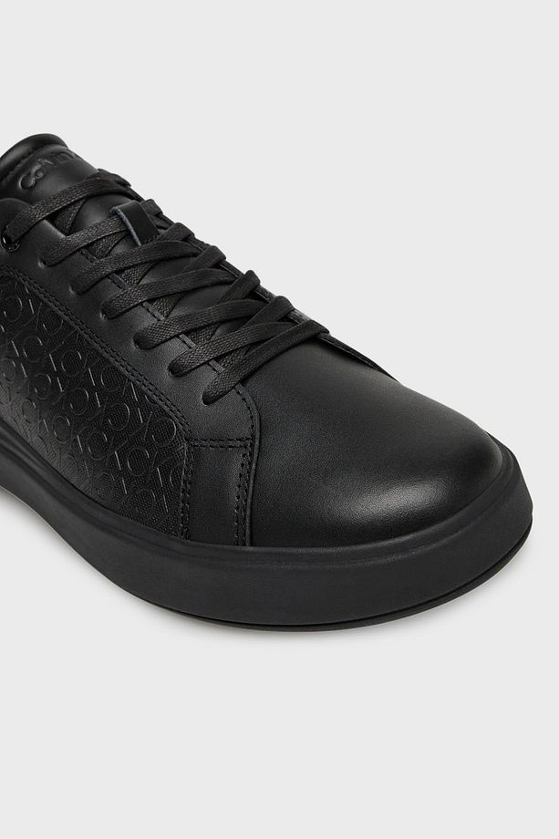Erkek Monokrom Kalın Tabanlı Spor Siyah Sneaker HM0HM01970-0GJ - 5