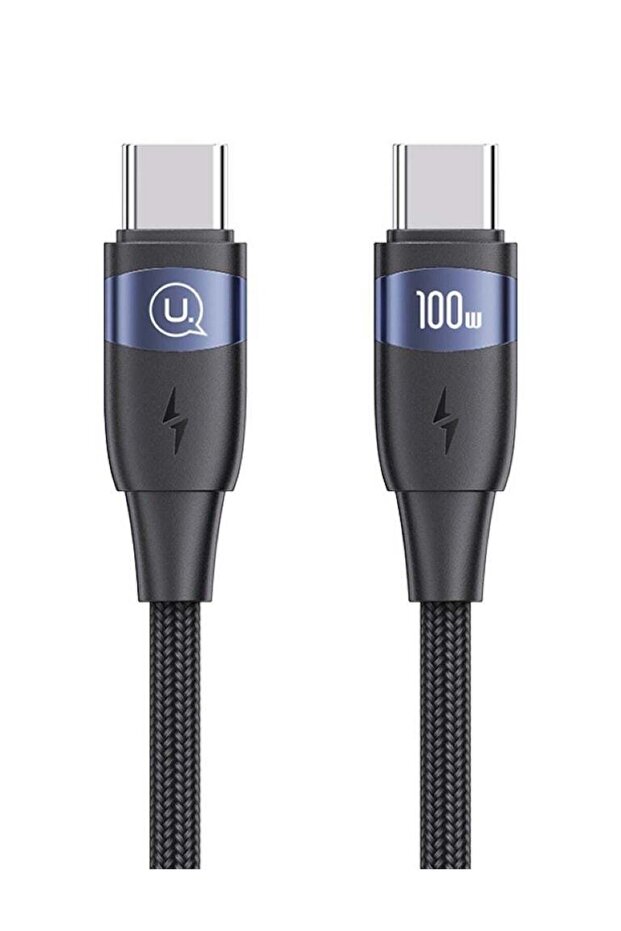 كابل USB C بطول 1.2 متر، كابل شحن سريع PD، طاقة 100 وات، كابل USB C إلى USB C
