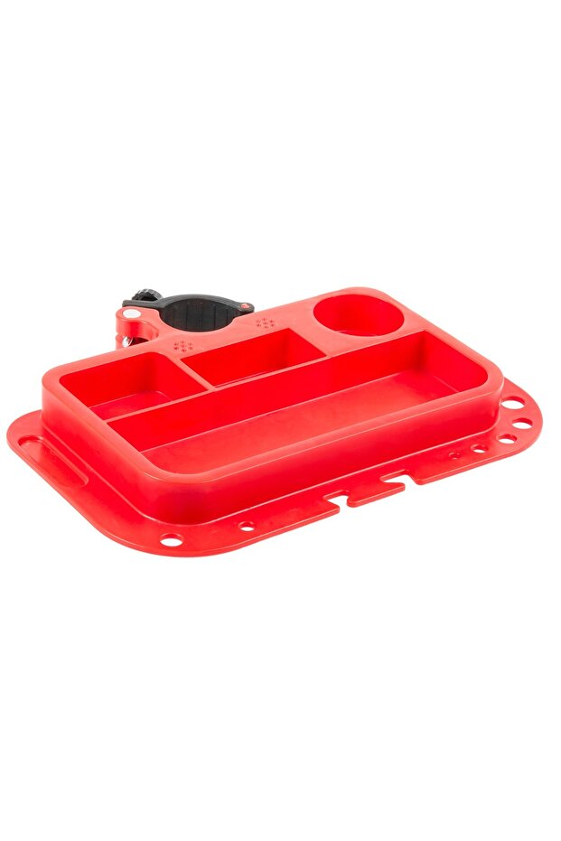 Red Tool Tray - Plastic Compatible with Accessories - 1