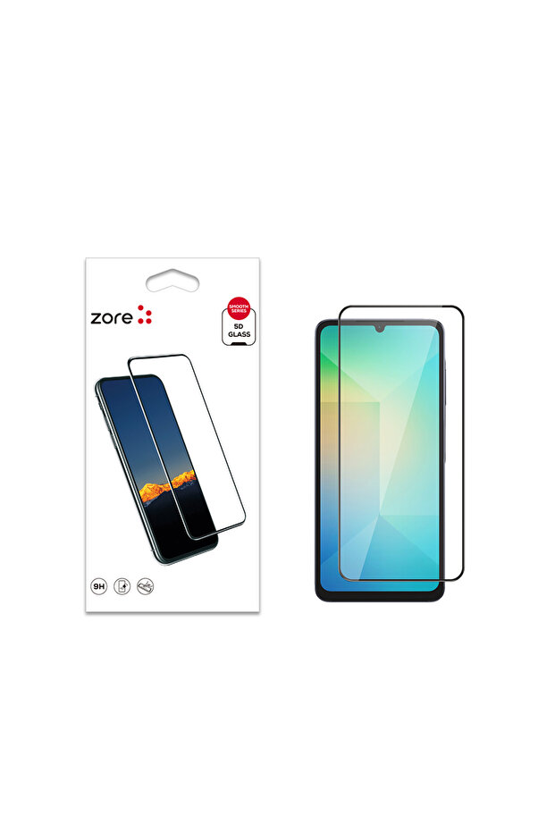 واقي شاشة زجاجي مقاوم للكسر من SCKS متوافق مع هاتف Galaxy A06