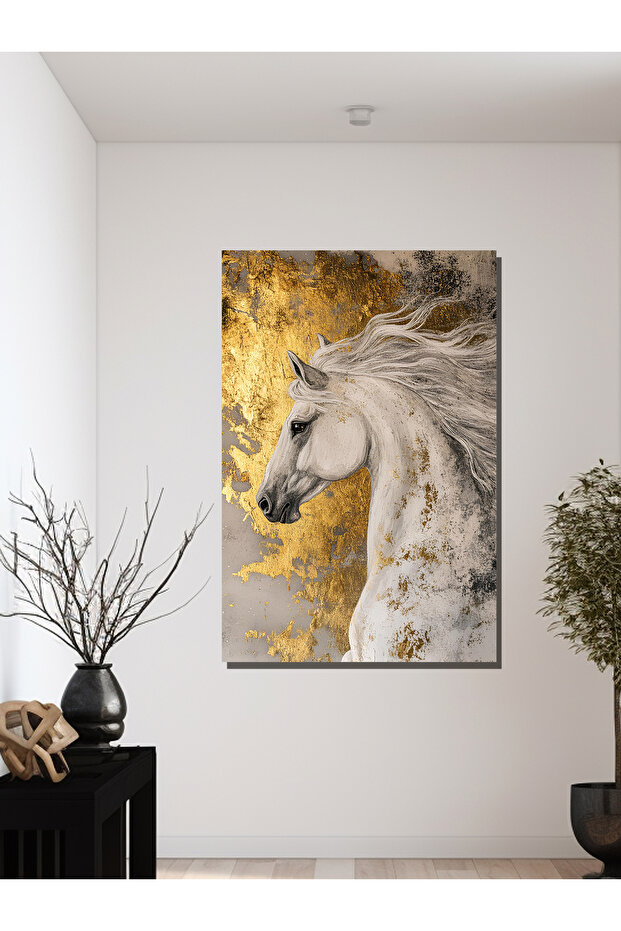 AT BASKILI KANVAS TABLO - 3