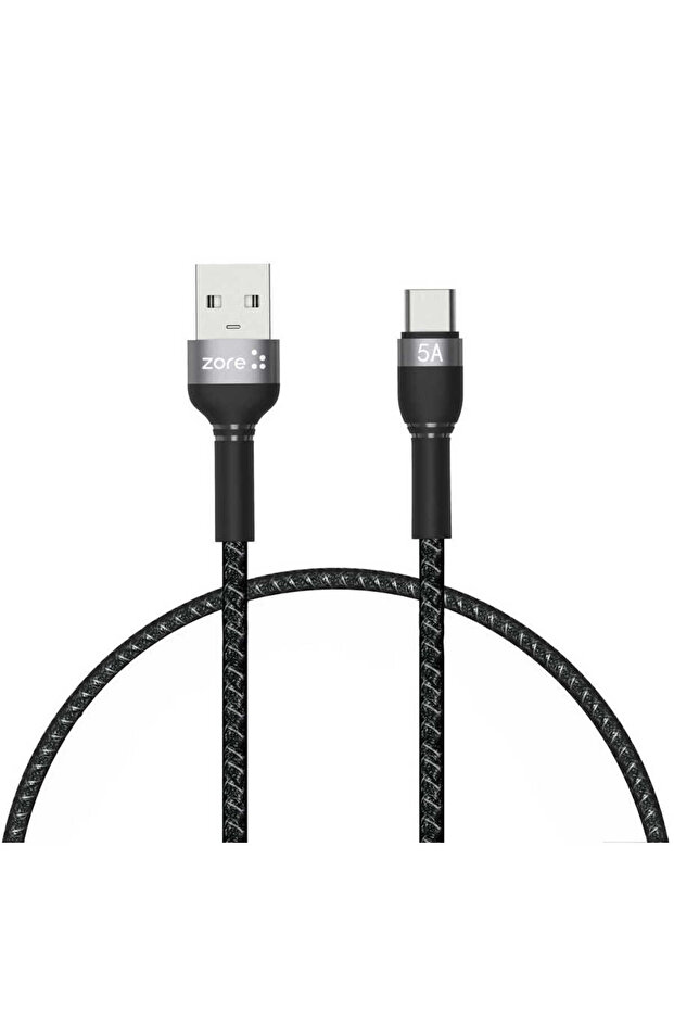 كابل USB من سلسلة شيرا باللون الأسود مقاس 30 سم-SCKS