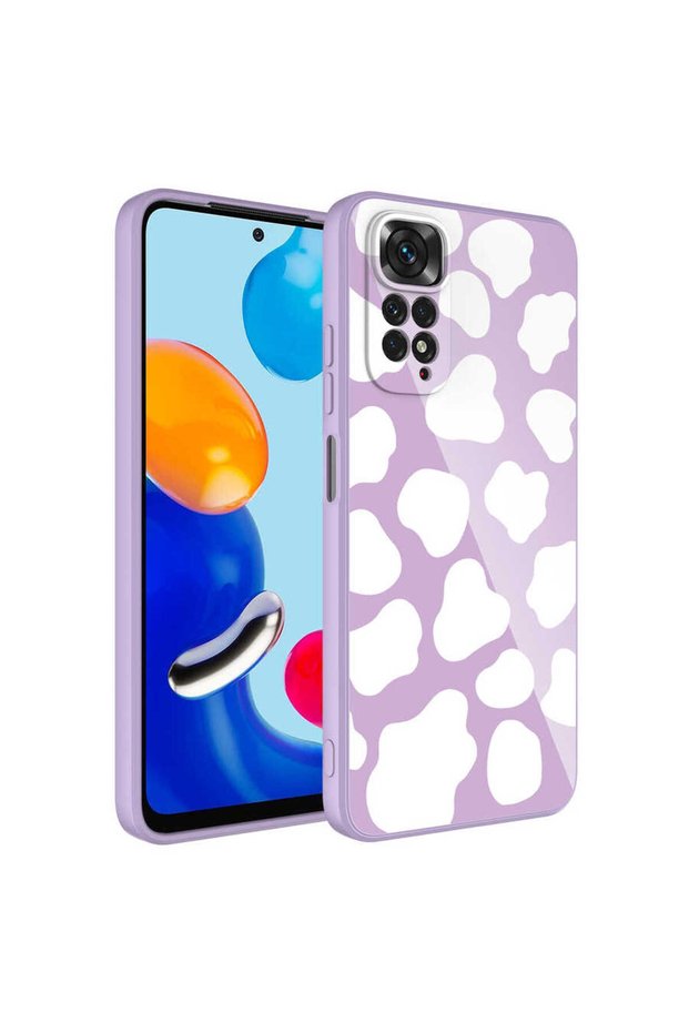حافظة Redmi Note 11S العالمية مع غطاء حماية للكاميرا من السيليكون الصلب SCKS الإيبوكسي - NO6